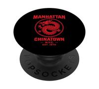 Manhattan Chinatown New York Chinese Lower East Side NYC NY PopSockets Adhesive PopGrip