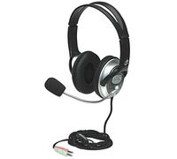 Manhattan Classic Stereo Headset, Quality audio with flexible microphone boom
