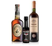 Manhattan Cocktail Bundle | seasn DARK cocktail bitters (15cl), Cocchi Storico Vermouth di Torino (75cl) and Michter’s US1 Small Batch Kentucky Straight Bourbon (70cl)