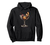 Manhattan Cocktail Hour Whiskey Club Identity Bold Pullover Hoodie