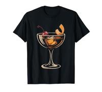 Manhattan Cocktail Hour Whiskey Club Identity Bold T-Shirt