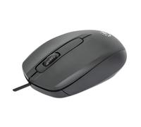 Manhattan Comfort II Optical USB Mouse Black