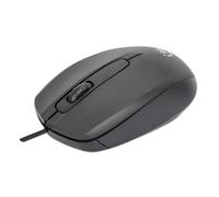 Manhattan Comfort II Optical USB Mouse Black