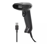 Manhattan Contact CCD Handheld Barcode Scanner USB 60mm Scan Width Cable 152cm Max Ambient Light 5000 lux (sunlight) Black Three Year Warranty