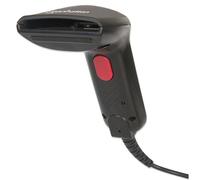 Manhattan Contact CCD Handheld Barcode Scanner USB 60mm Scan Width Cable 152cm Max Ambient Light 5000 lux (sunlight) Black Three Year Warranty