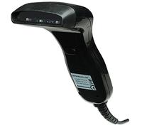 Manhattan Contact CCD Handheld Barcode Scanner, USB, 80mm Scan Width, Cable 152cm, Max Ambient Light: 3,000 lux (sunlight), Black, Box