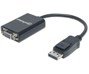 Manhattan DisplayPort auf VGA Konverter-Kabel (DisplayPort-Stecker auf HD15-Buch