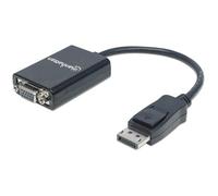 Manhattan Displayport To Vga Hd15 Converter Cable 15Cm Male To Female Active Dp
