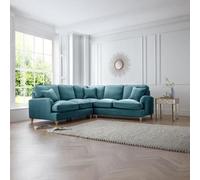 Manhattan Emerald Fabric 2 Corner 2 Sofa