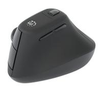 Manhattan Ergonomic Vertical Wireless Mouse Right-Handed Black 800/1200/1600dpi 2.4GHz Nano USB-A