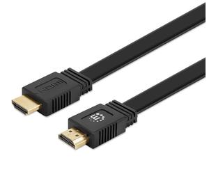 MANHATTAN flaches HDMI-Kabel mit Ethernet-Kanal 4K ACC NEW