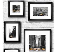 Manhattan Frames Wallpaper Muriva New York Black White Yellow Taxi Brick