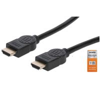 Manhattan HDMI 4K@60Hz Cable with Ethernet. 3m. Certified. Suitable fo