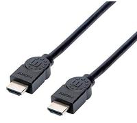 Manhattan HDMI Cable, 4K@30Hz (High Speed), 1.5m, Male to Male, Black, Ultra HD 4k x 2k, Fully Shielded, Gold Plated Contacts, Lifetime Warranty, Polybag