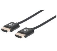 Manhattan HDMI Cable with Ethernet (Ultra Thin). 4K@60Hz (Premium High