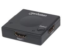 Manhattan Hdmi Switch 2-Port 1080P Connects X2 Hdmi Sources To X1 Display Automa