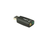 Manhattan USB-A Sound Adapter, USB-A to 3.5 mm Mic-in and Audio-Out ports, 480 M