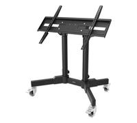 Manhattan Holds One 23" to 70" TV up to 40 kg (88 lbs.) +45 Tilt Low Height Ideal for Stages and Presenter Notes Black