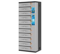Manhattan Kiosk Laptop Charging Cabinet USB-C 65W 11-bay (individual compartment - PIN locked), Suitable for USB-C laptops (to 17.3"), iPads, MacBooks, Chromebooks, other USB-C devices, Bays 448x328x1