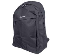 Manhattan Knappack Backpack 15.6" Black LOW COST Lightweight Internal Laptop Sleeve Accessories Pocket Padded Adjustable Shoulder Straps Water Bottle Holder Three Year Warranty