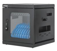 Manhattan Loading Cabinet with 10 Sockets Glass Door Lockable