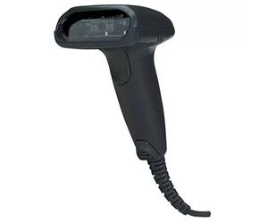 Manhattan Long Range CCD Handheld Barcode Scanner USB 500mm Scan Depth Cable 1.5m Max Ambient Light 10000 lux (sunlight) Black Three Year Warranty