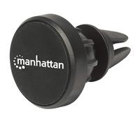 Manhattan Magnetic Car Air-Vent Phone Mount, Adjustable Clip-on, Quick Attach and Release, Non-Skid Pad, Black, Lifetime Warranty