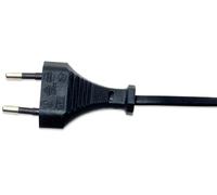 Manhattan Mains Power Cord/Cable. Euro 2-pin (CEE 7/16 Euro 8) plug to