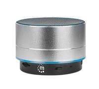 Manhattan Metallic LED Bluetooth Speaker Silver