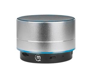 Manhattan Metallic LED Bluetooth Speaker Silver