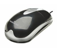 Manhattan MH3 Optical Desktop Mouse PS/2/3 Buttons with Scroll Wheel / 1000 dpi/Black and Silver