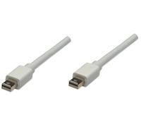 Manhattan Mini DisplayPort 1.2 Cable. 4K@60Hz. 1m. Male to Male. Bi-Di