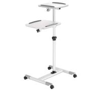Manhattan Mobile Cart for Projectors and Laptops. Two Trays for Device