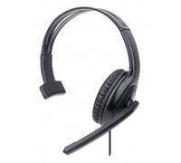 Manhattan Mono Over-Ear Headset (USB). Microphone Boom (padded). Polyb