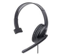 Manhattan Mono Over-Ear Headset (USB). Microphone Boom (padded). Retai