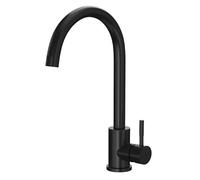 Manhattan Mono Sink Mixer Tap Matt Black Static Caravan Sink Kitchen Plumbing