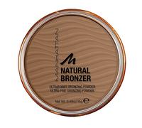 Manhattan Natural Bronzer Colour 001 Sunlight Waterproof Bronzing Powder for an Individually Tanned Complexion, 14 g