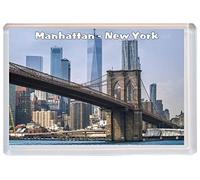 Manhattan - New York - USA - Fridge Magnet 96 x 67 mm JUMBO SIZE BBSM1556