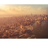 Dining room Manhattan wallpaper mural 100x72in New York City photo wall mural