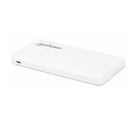 Manhattan Power Bank, 10000 mAh, Output: 2x USB-A (2.1A & 1A), Input: USB-C &...