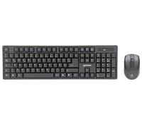 Manhattan - Products Wireless Desktop Set - PC Wireless Mouse & Wireless Keyboard, Gaming Mouse, Keyboard, Mouse, USB Radio Receiver, Computer, Accessories - Black