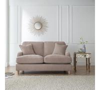 Manhattan Putty Fabric 2 Seater Sofa