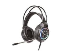 Manhattan RGB LED Over-Ear USB Gaming Headset Wired