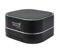 Manhattan Sound Science Metallic Black Bluetooth Speaker - Up to 6 Hou