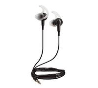 Manhattan Sport Earphones with Inline Microphone (Clearance Pricing), Integrated Controls, Noise Isolating, Ear Hook for Secure Fit, Sweatproof, Std 1x 3.5mm jack/plug for audio/mic use, Retail Box