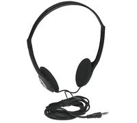 Manhattan Stereo On-Ear Headphones (3.5mm), Adjustable Split Headband, Foam Earp