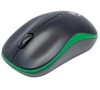 Manhattan Success Wireless Mouse. Black/Green. 1000dpi. 2.4Ghz (up to