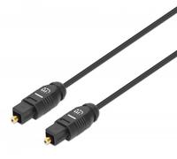 Manhattan Toslink Digital Optical AudioCable. 1m. Male/Male. Toslink S