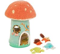 Manhattan Toy 159880 Toadstool Cottage Plush Fill & Spill Baby and Toddler Activity Toy, Multicolor