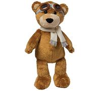 Manhattan Toy Aviator Bear Stuffed Animal Toy, Brown/Grey/Black,Medium